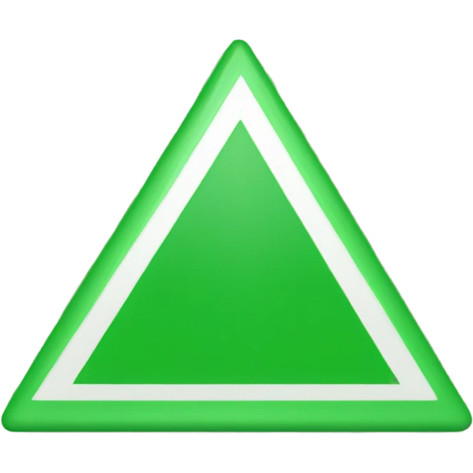 green triangle emoji