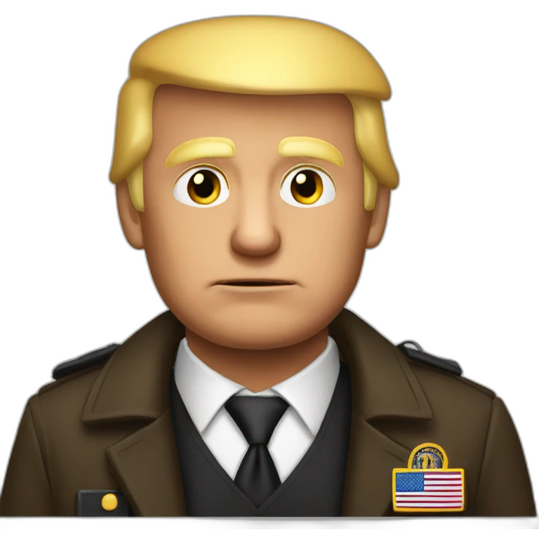 donald-trump-arrested emoji