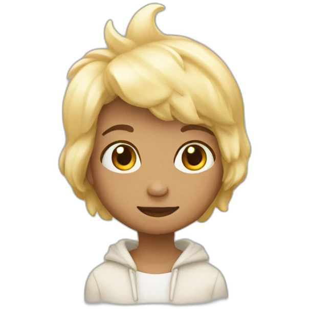 Corazon de color crema emoji