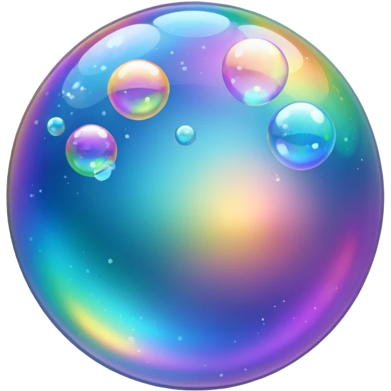 glitter bubbles emoji