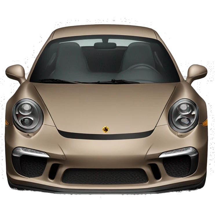 Brown porche 911gts emoji