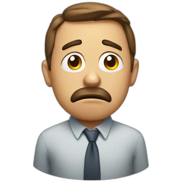 worried about time emoji