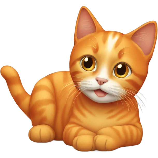 Orange cat emoji