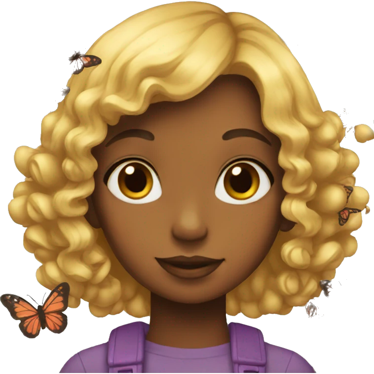 butterfly girl emoji