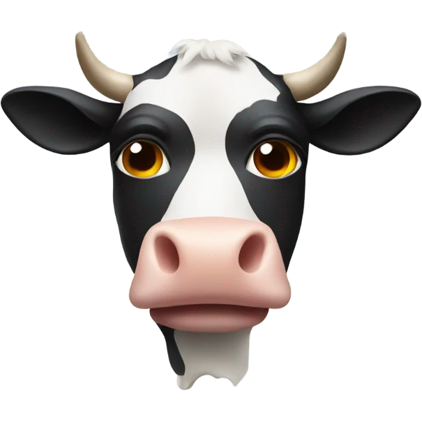 Cow wearing a mask  emoji