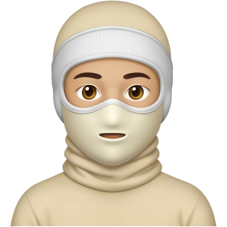 face with a ski mask emoji