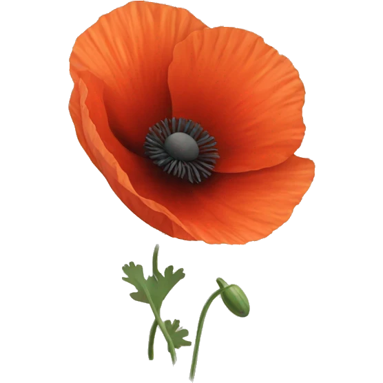 Poppy emoji