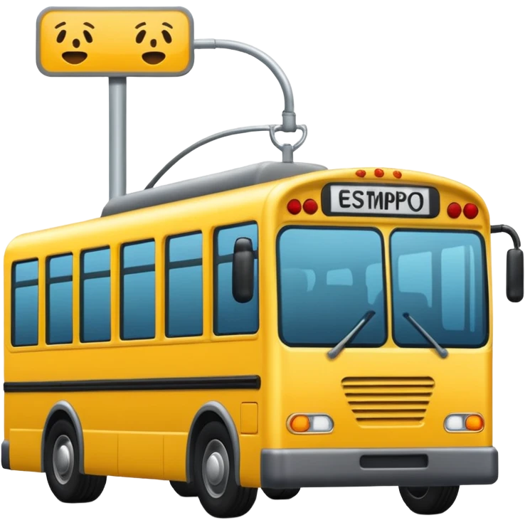 bus escolar emoji
