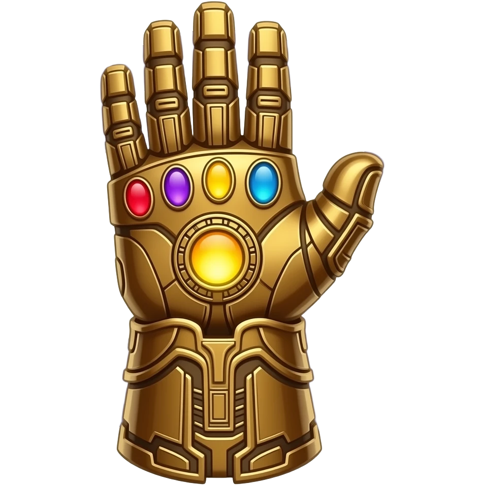 Infinity gaunglet from marvel emoji