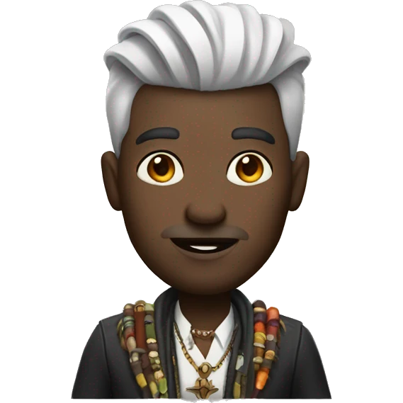 a modern witchdoctor male emoji
