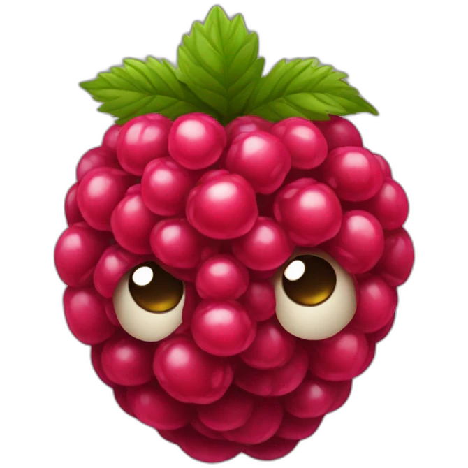 Raspberry emoji