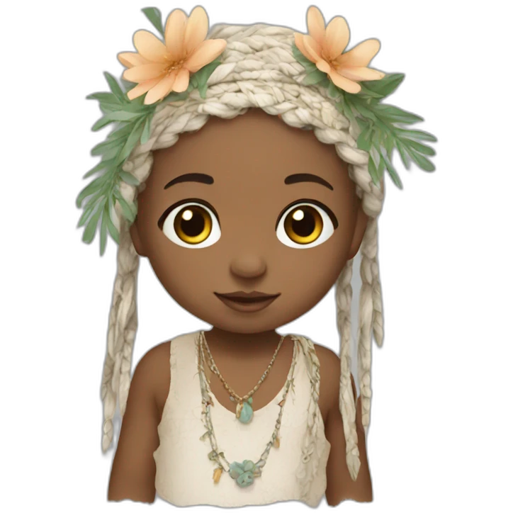 Newborn boho style emoji