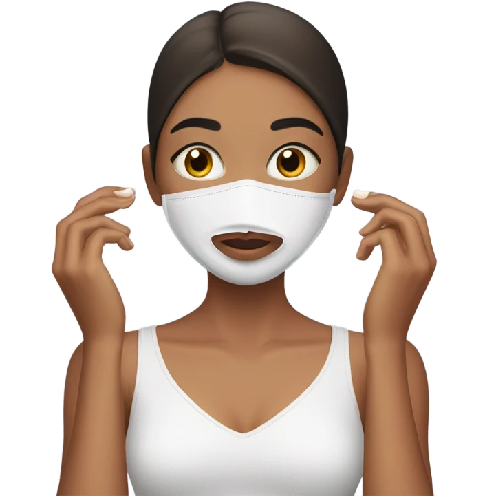Girl do masks emoji
