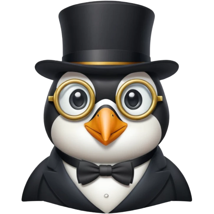 El rostro de Pingüino emoji