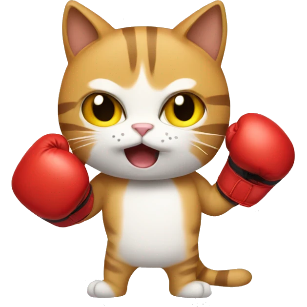 boxing cat emoji