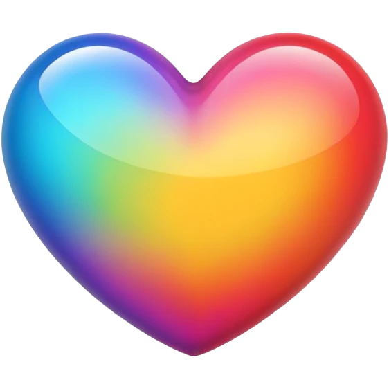 Cœur multicolore  emoji