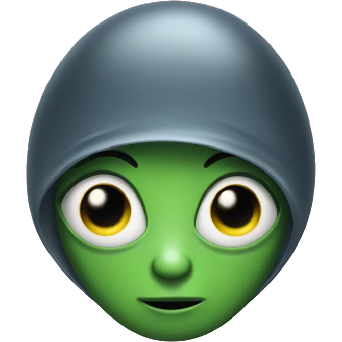 Alien with love eyes  emoji