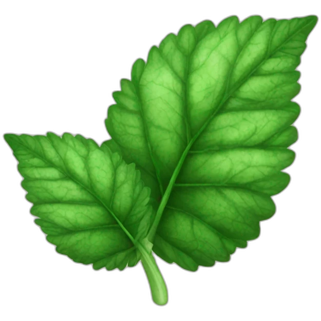 peppermint leaves emoji