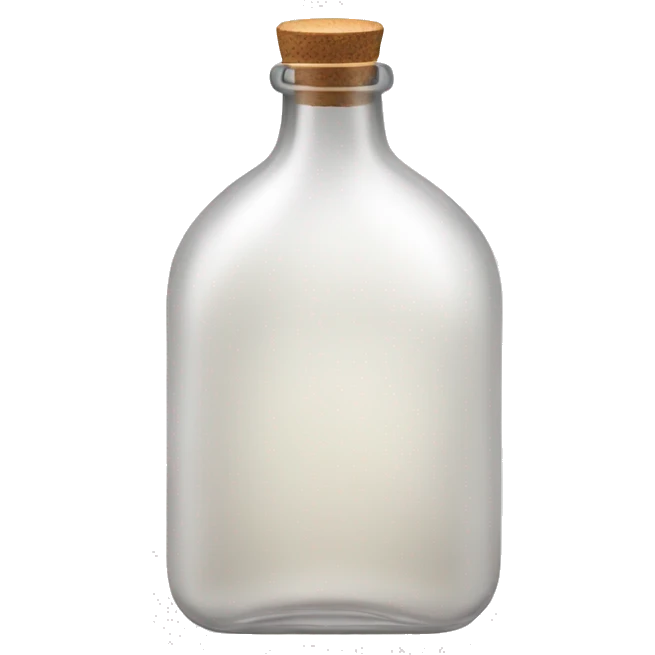 aesthetic bottle white  emoji