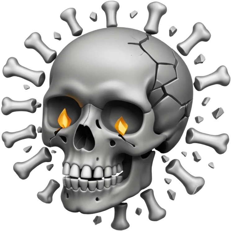Exploding skull emoji