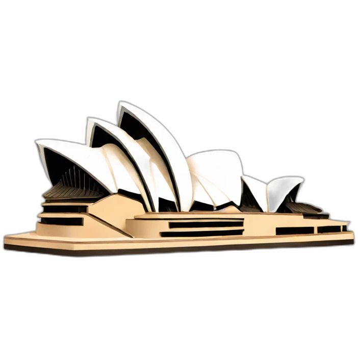 Sydney opera house emoji