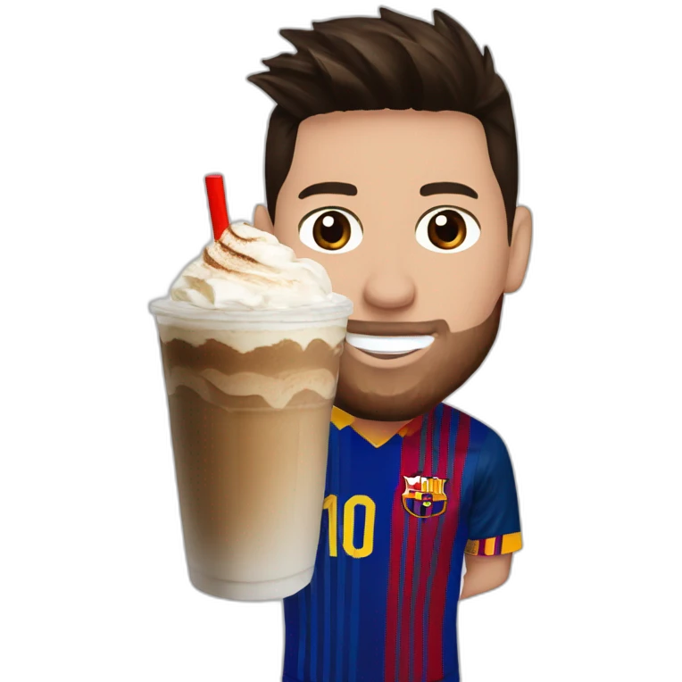 messi frappe Ronaldo emoji