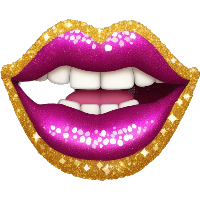 Glittering Lip Jewel emoji