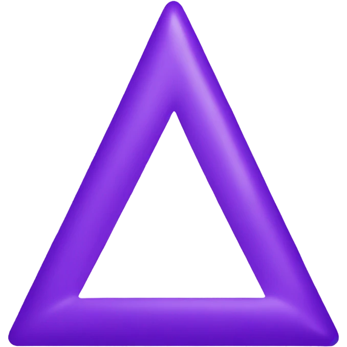 Purple triangle emoji
