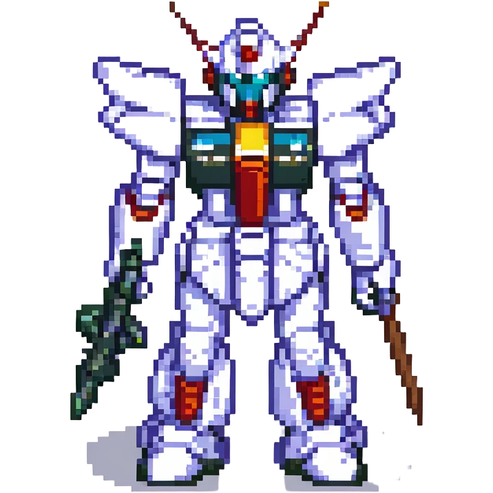 Gundam, no background emoji