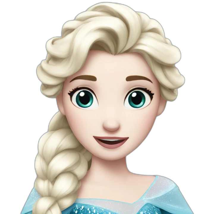 Elsa frozen emoji