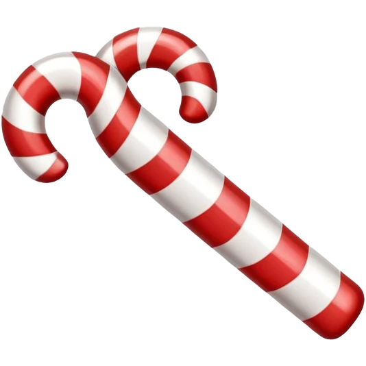 candy cane emoji