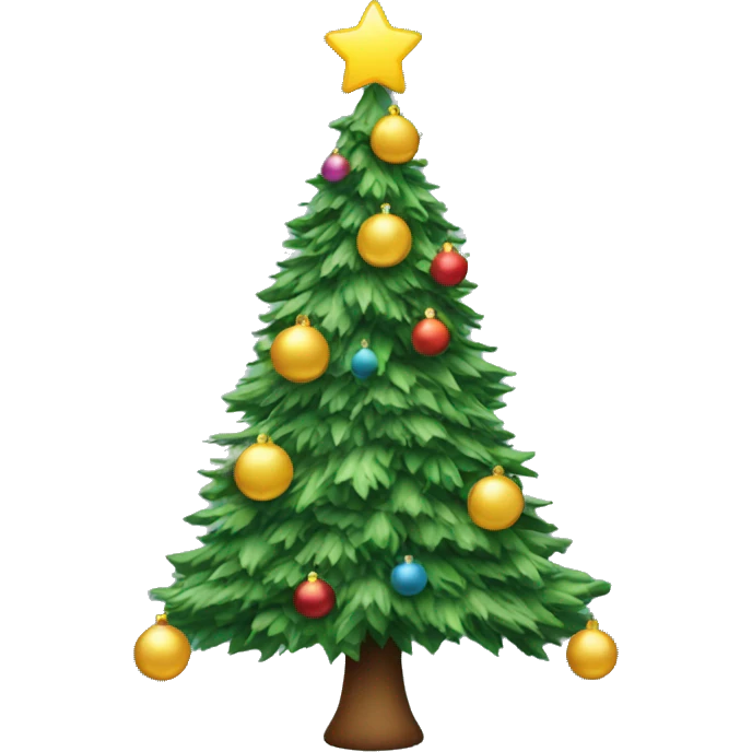 Christmas tree emoji