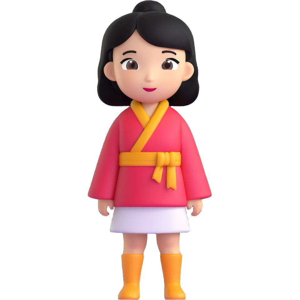 Asian girl emoji