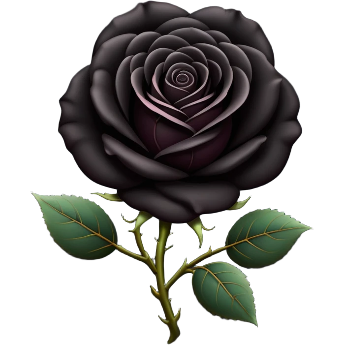 Black rose emoji  emoji
