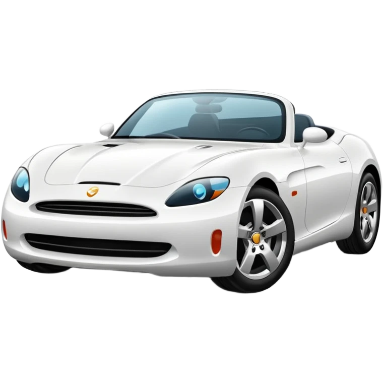 White thar car emoji