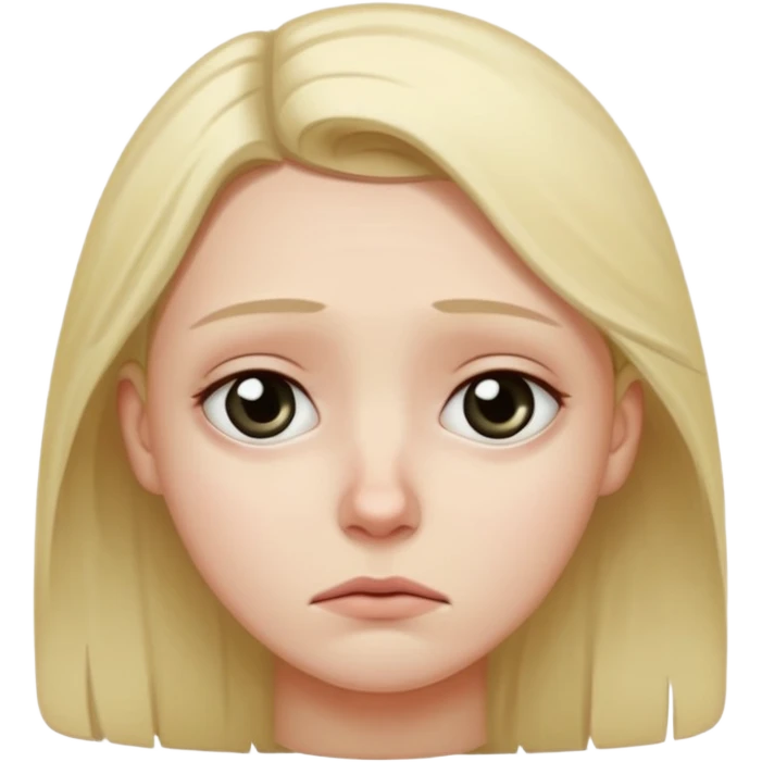 Very tired and depressed emoji