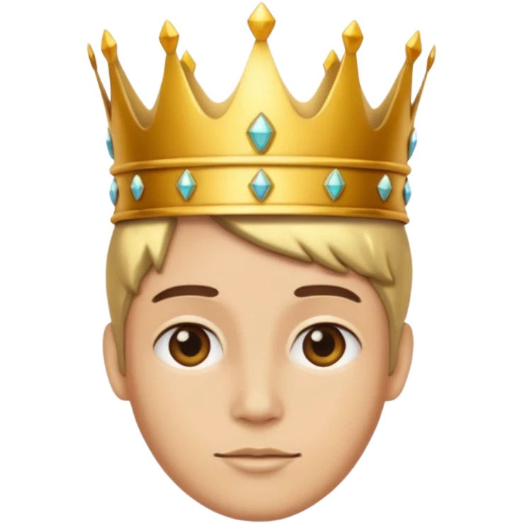 aggiungi una corona sulla testa emoji