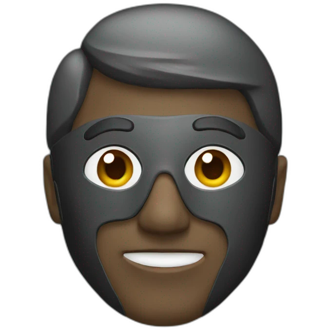 Mask man emoji