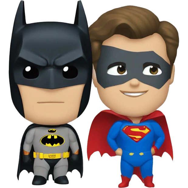 batman y superman emoji
