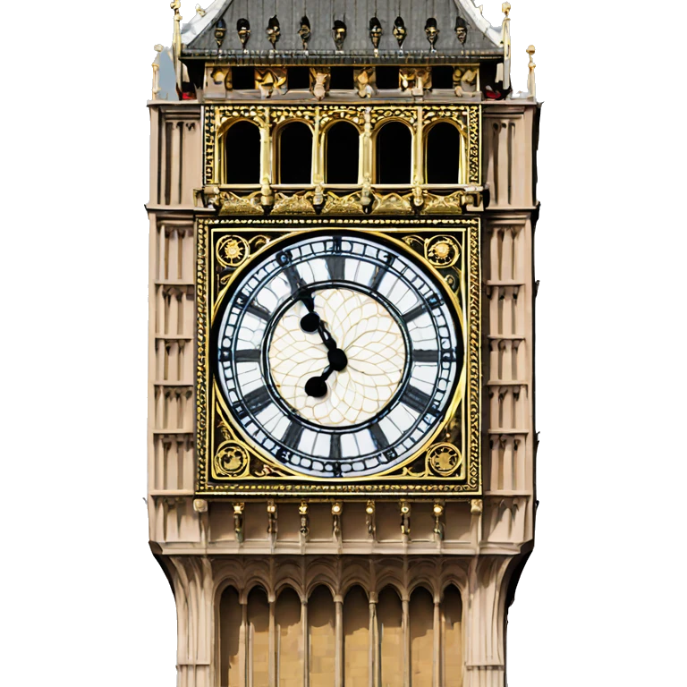 cartoonish big ben emoji