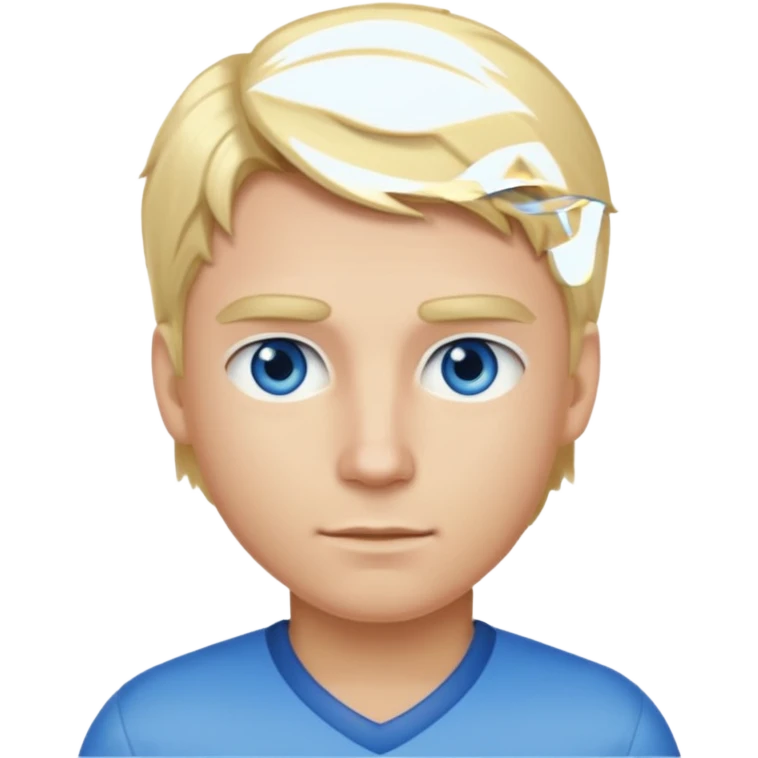Giocatore capelli biondi e occhi Azzurri emoji