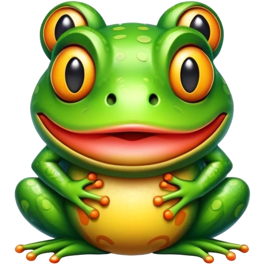 Frog tiki emoji