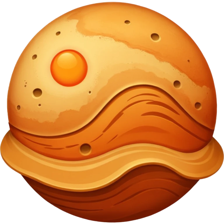 sci fi sand planet emoji