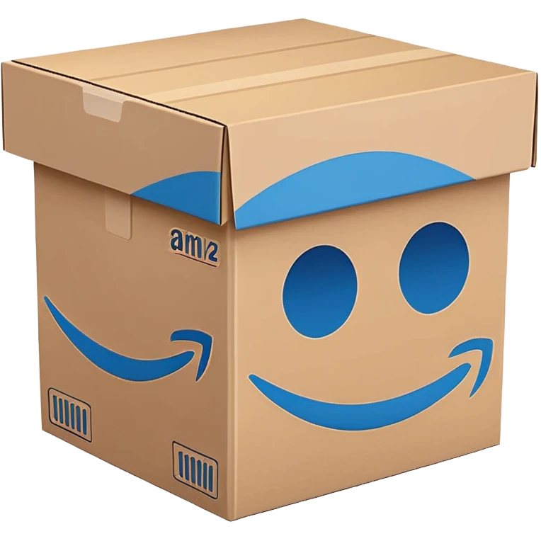 aesthetic Amazon prime box emoji