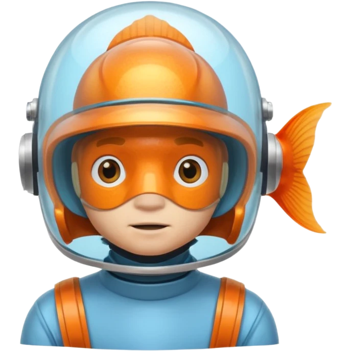 Goldfish man emoji