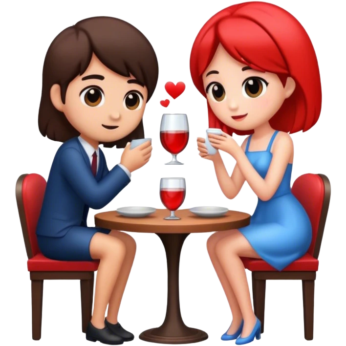 Romantic date emoji