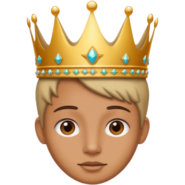 aggiungi una corona sulla testa emoji