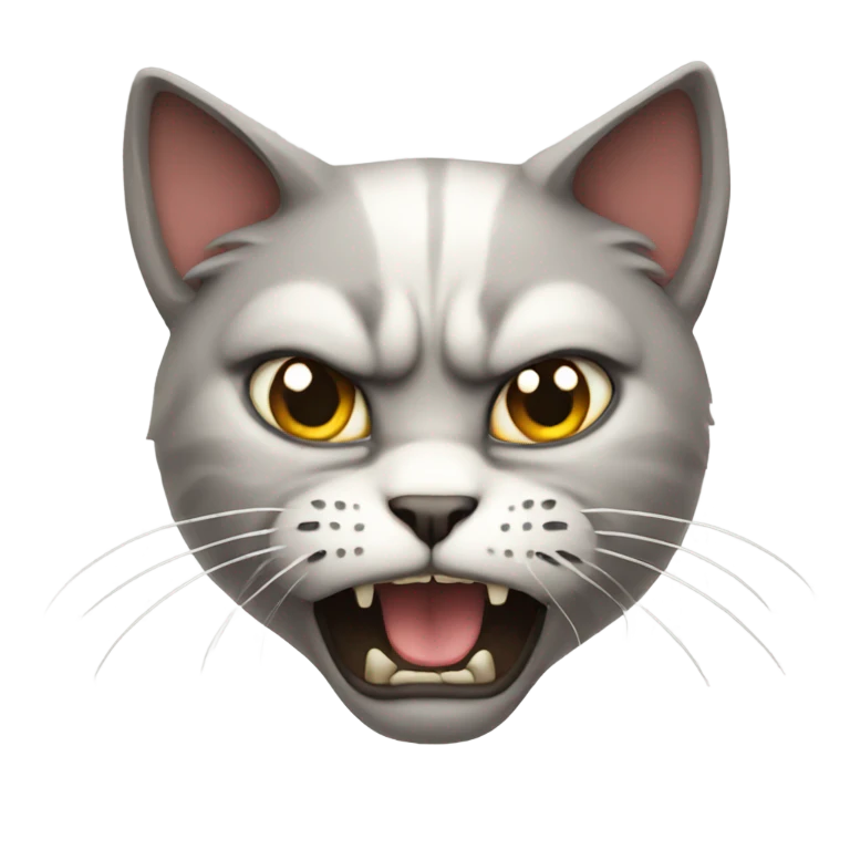 angry cat emoji