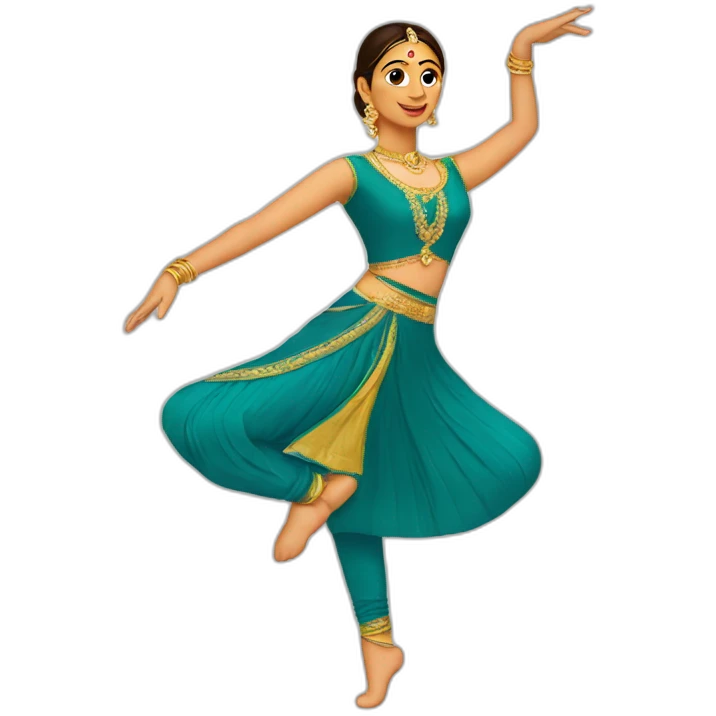 kathak dancer emoji