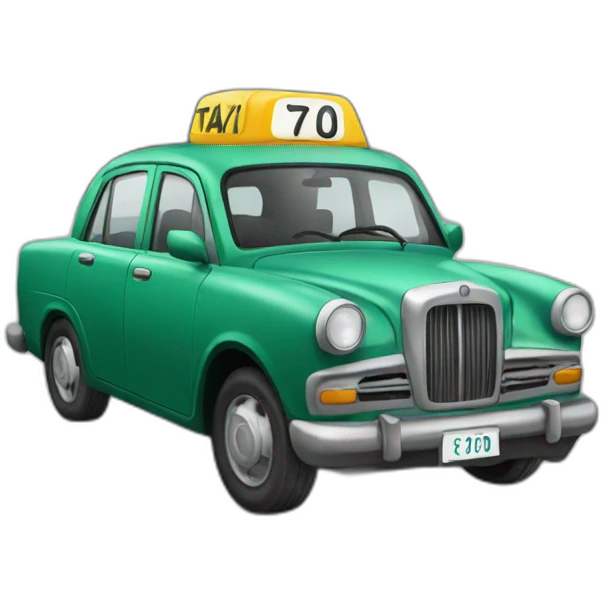 car taxi emoji
